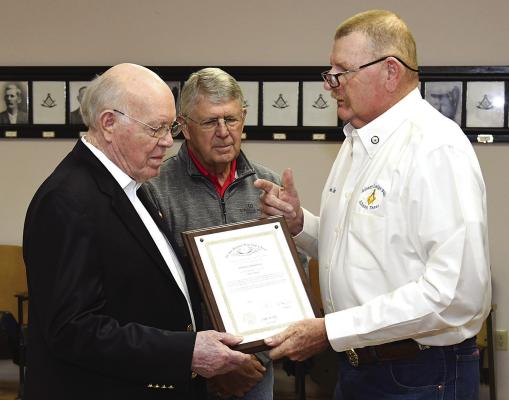 Robertson presented with 60-year pin